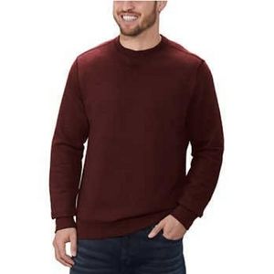 (Ew)G.H.Bass &co men crew sweatshirt maroon (corazon htr)
